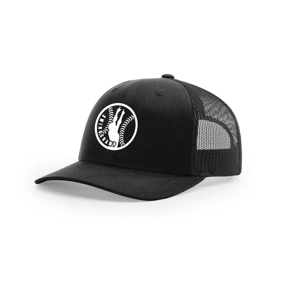 Snapback Trucker Cap - Black