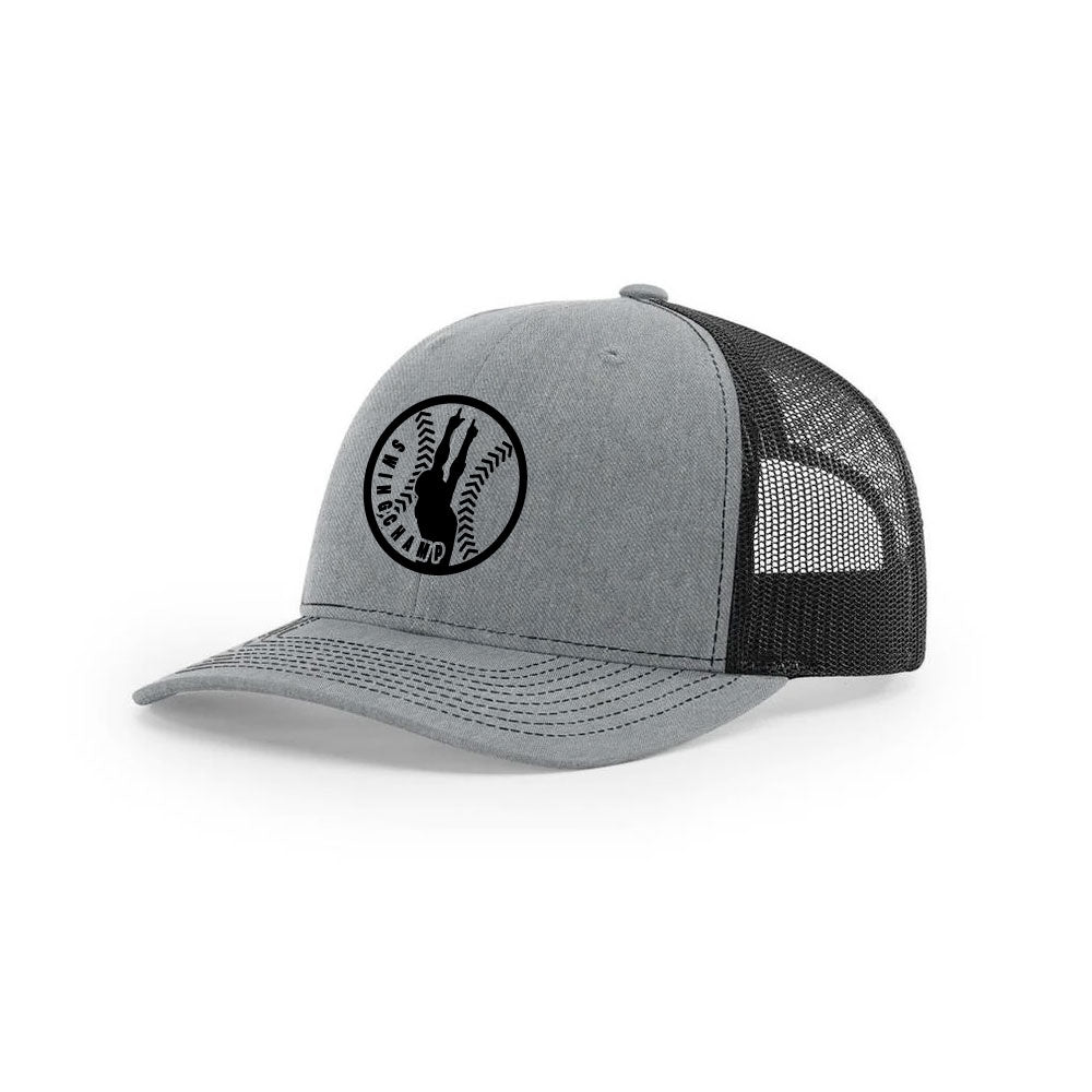 Snapback Trucker Cap - Charcoal / Black