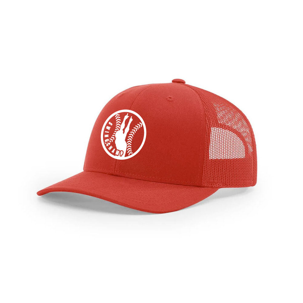 Snapback Trucker Cap - Red