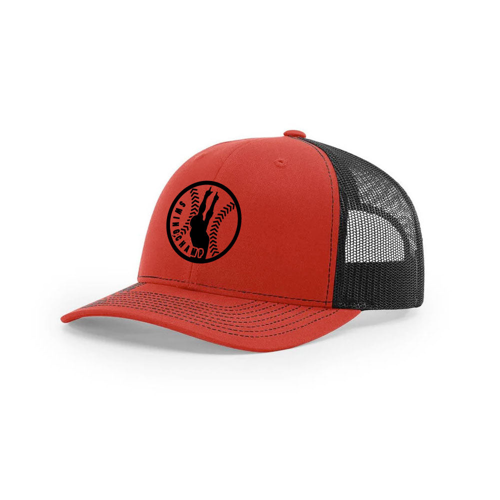 Snapback Trucker Cap - Red / Black