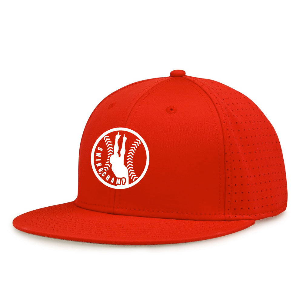Perforated GameChanger Snapback - Red
